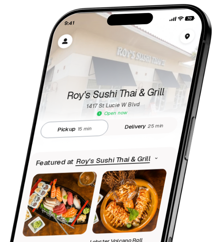 Roy's Sushi Thai & Grill app preview